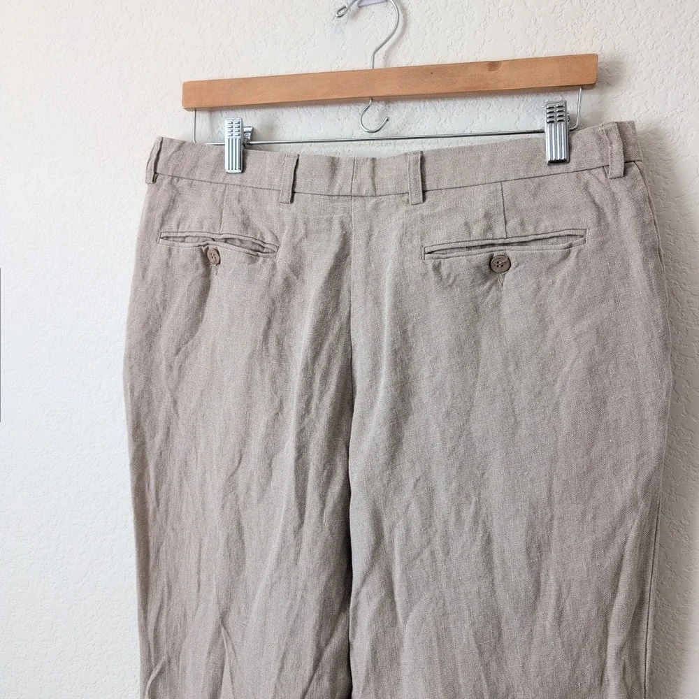 Rawganique Mens Hemp Trousers Tan Straight‎ Leg Eco-Friendly Pants Organic 36x33